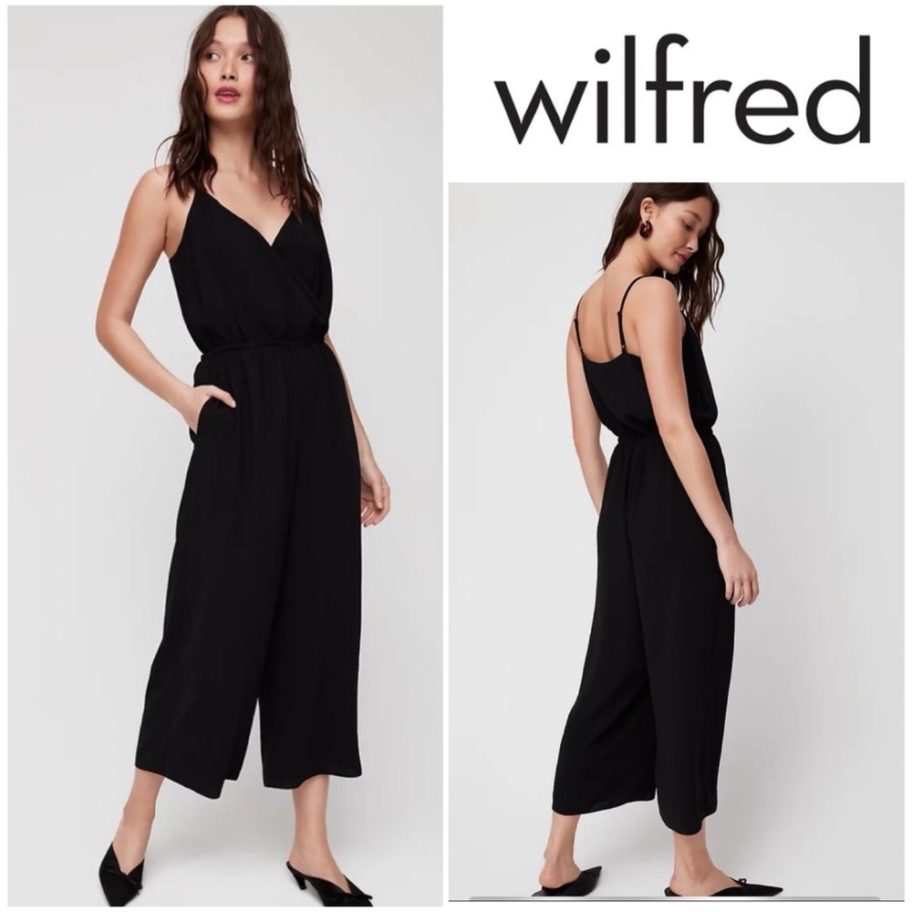 Wilfred Melodie Black Wide Leg Jumpsuit